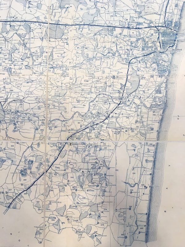 Map of Saidapet Taluk, Chingleput District. Madras: Survey Office, 1905. By permission of the British Library